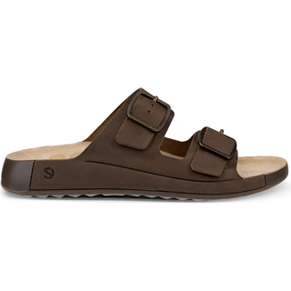 ECCO Cozmo M - Sandaler i nubuck med to remme til herrer - Grøn - Size: 44 (UK 10)