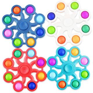 Fidget spinner L 12 cm.-Hvid