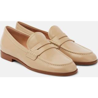 Gianvito Rossi Georgie Nuit patent leather loafers - beige - EU 39