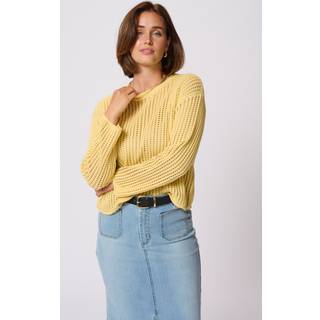 Kaffe KAsolar Pullover - Gul - Str XXL - Damer