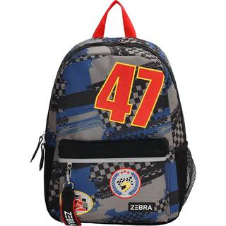 ZEBRA Børnerygsæk 13" Race Sort Navy 20765-622
