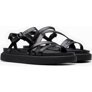 Clarks Clarks Black Leather Aristella Rose Sandals