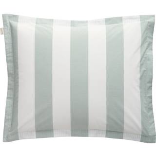 Gant Home Percale Stripe Pudebetræk - Pudebetræk Bomuld Clay Green - 851032401-334
