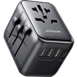 Joyroom Rejseadapter 17W med EU / US / UK / JP / AU / CN - Svart