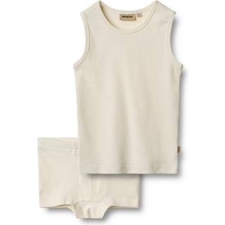 WHEAT Kid's Rib Underwear Louis Hverdagsundertøj Børn størrelse 98 farve beige