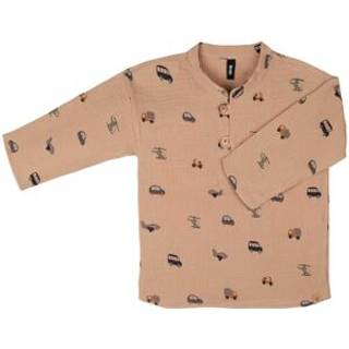 Pure Pure Kid's Shirt Mull Skjorte Børn størrelse 86 farve beige