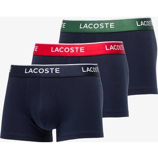 LACOSTE Trunk 3-Pack Navy Blue/ Green/ Red/ Navy S - Navy - S