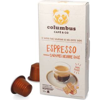 Columbus | Espresso med saltkaramel - 10 kapsler til Nespresso®