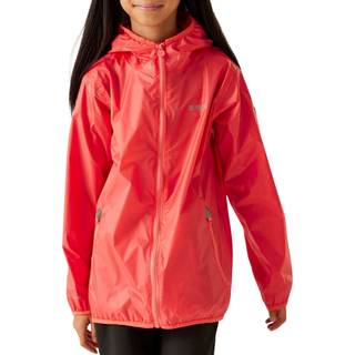 Regatta Regatta Rose pink Kids Lever II Waterproof Packaway Jacket