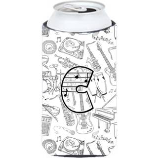 Brev C Musical Note Letters Tall Boy Beverage Isulator Hugger CJ2007-CTBC