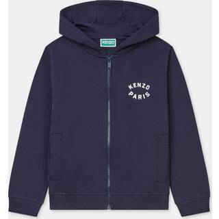 Kenzo Kids Blå Forside Logo Bagside Hættetrøje10 år (140cm)
