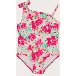 Monsoon Monsoon Blue Tropical Floral Asymmetrical Swimsuit