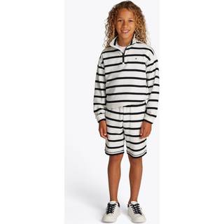 Breton Stripe Half-Zip Sweatshirt
