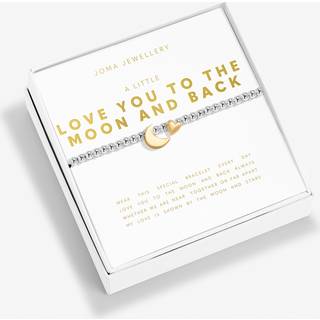 Joma Boxed Gold Mix Love You To The Moon And Back Bracelet - Gold - Silver - 17.5cm