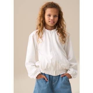Angel & Rocket Angel & Rocket White Blithe Zip Up Jacket
