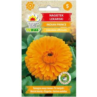 Morgenfruefrø Indian Prince - Dybt orange blomster med rød midte