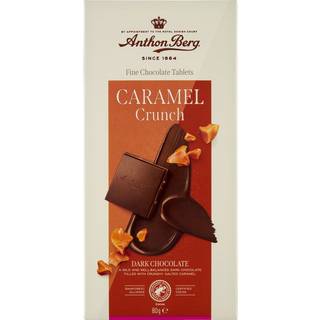 Anthon Berg Karamel Knas Mørk 80 g.