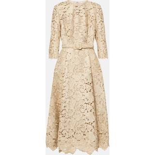Oscar de la Renta Guipure lace cocktail dress - gold - XXXS
