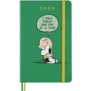 Moleskine Ltd. Ed. Peanuts 2026 12-Month Daily Large Hardcover Notebook: Charlie & Snoopy