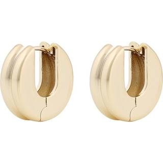 Snö Of Sweden Soap Round Earring Plain Gold