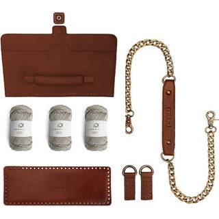 Muud Haumea DIY taske (RICH BROWN/DARK GREY)