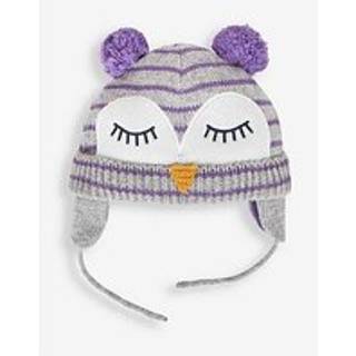 Jojo Maman Bébé JoJo Maman Bébé Grey Girls' Owl Hat