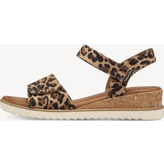 Tamaris Damesandal med hæl Leopard 1-28118-44 - 38