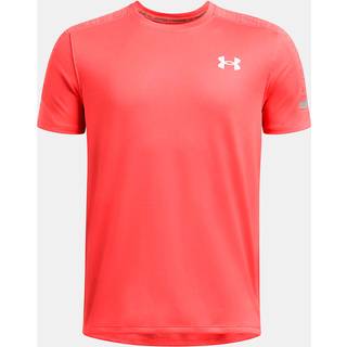 Under Armour Tech™ Utility Boys' Short Sleeve Fire / Castlerock / White YXL (160 - 170 cm)