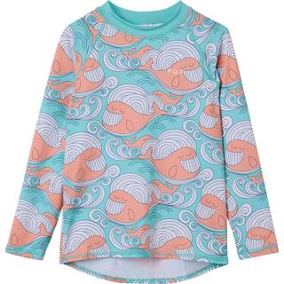 Polarn O. Pyret Polarn O. Pyret Blue Whale Print Sunsafe UV Rash Vest