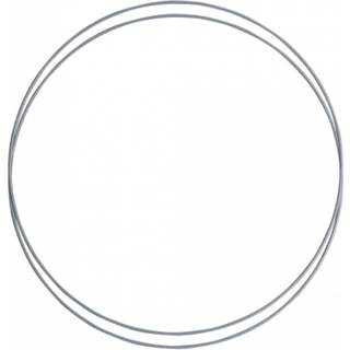 Go Handmade Metalring Grå/blå, 15-30 cm, 2 stk 2 stk. Metal Ringe. Vælg mellem 4 størrelser: D 15, 20, 25 eller 30 cm.