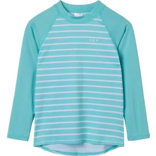 Polarn O. Pyret Polarn O. Pyret Blue Striped Sunsafe UV Rash Vest