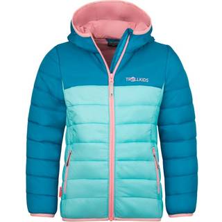 Trollkids Girl's Eikefjord Jacket Syntetisk jakke Børn størrelse 116 farve turkis/blå