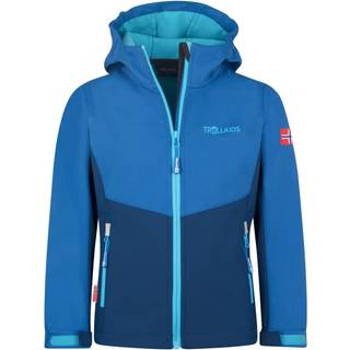 Trollkids Kid's Kristiansand Jacket Softshelljakke Børn størrelse 104 farve blå