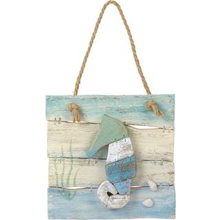 Afdeling 56 g?et til stranden Seahorse Wall Decor Multicolor