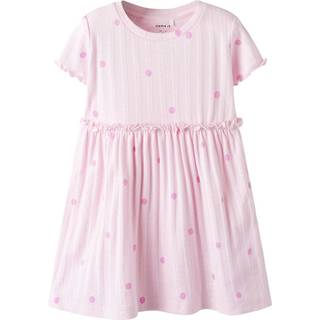 NAME IT Rib Kjole Hallie Parfait Pink