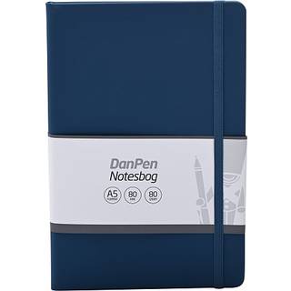 Danpen notesbog PU A5 - blå (På lager i butik)