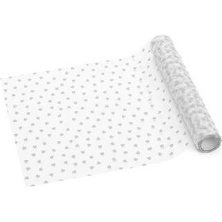 Bordløber Tulle Hjerteprydet Hvid 36 cm x 9 m – Skab Romantisk Stemning til Festen