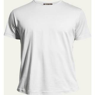 Loro Piana Silk and cotton-blend T-shirt - white - EU 48