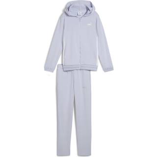 Women&#39;s Puma Metallic Hooded Sweat Suit Youth, Blue, Size 15-16Y, Clothing - Cool Weather - 15-16Y