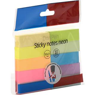 Danpen sticky notes neon 10-pak