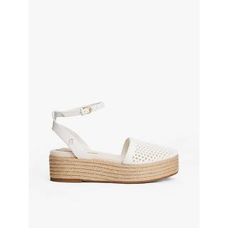 Knit Mesh Platform Espadrilles
