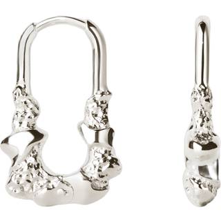 Camille Brinch Lumina Contrast Øreringe Sølv