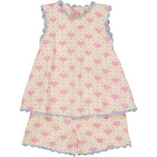Copenhagen Colors Bluse og shorts set m. hjerter - HEART AOP