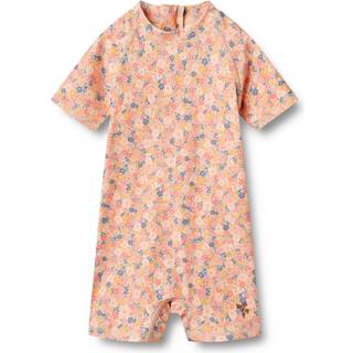 WHEAT Kid's Swimsuit S/S Cas Lycra Børn størrelse 62 farve pink
