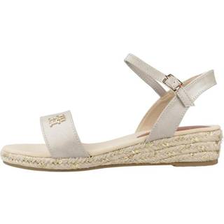 TH Monogram Rope Wedge Sandals