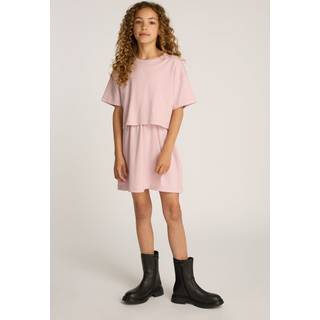 Calvin Klein Calvin Klein Pink Short Sleeve 100% Cotton T-Shirt Dress