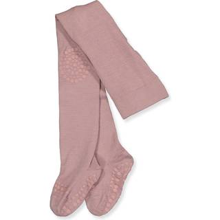 Gobabygo Kravlestrømpebukser Rose Blush Merinould Med Gummidutter - Str. 6-12m