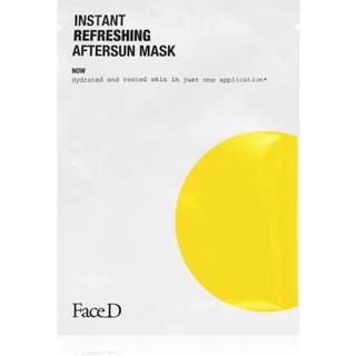 Face D Instant Refreshing Aftersun Mask Lindrende og fugtgivende maske Aftersun 1 stk. - 1 stk.