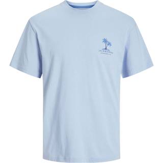 JACK & JONES JUNIOR JACK & JONES JUNIOR Relaxed Fit Blue Back Graphic Print 100% Cotton T-Shirt