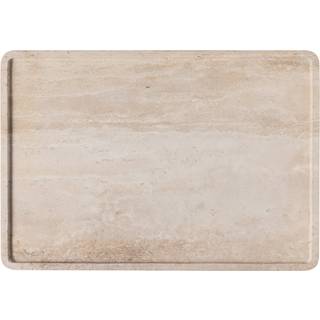 Villeroy & Boch Manufacture Travertine Fad 28x40,5 Cm - Bakker Sten Beige - 1013752906